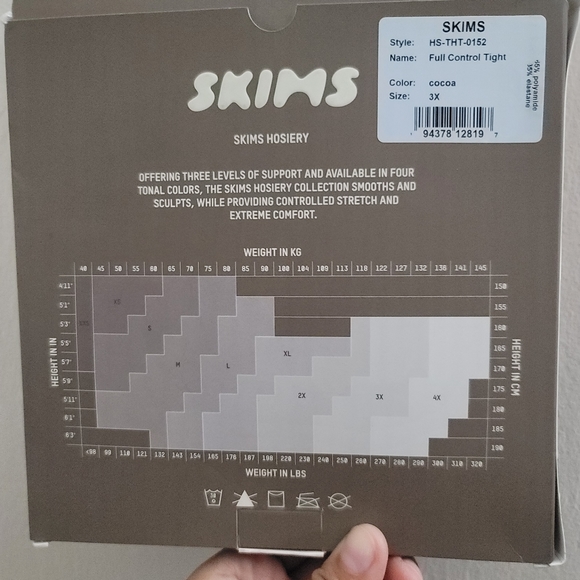 New in Box SKIMS Full Control Hoisery - Picture 4 of 4